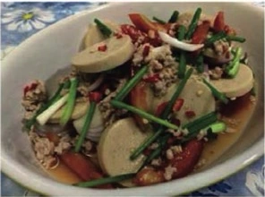 Vietnamesischer Wurst Salat (Scheiben)