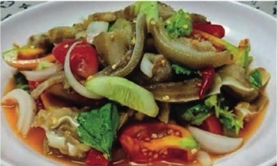 Schweinekopf Salat
